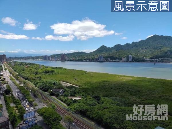捷運紅線紅樹林站前海悅景觀漂亮裝潢3房車