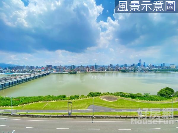 ※134捷運台北橋站河岸第一排自住投資小資宅