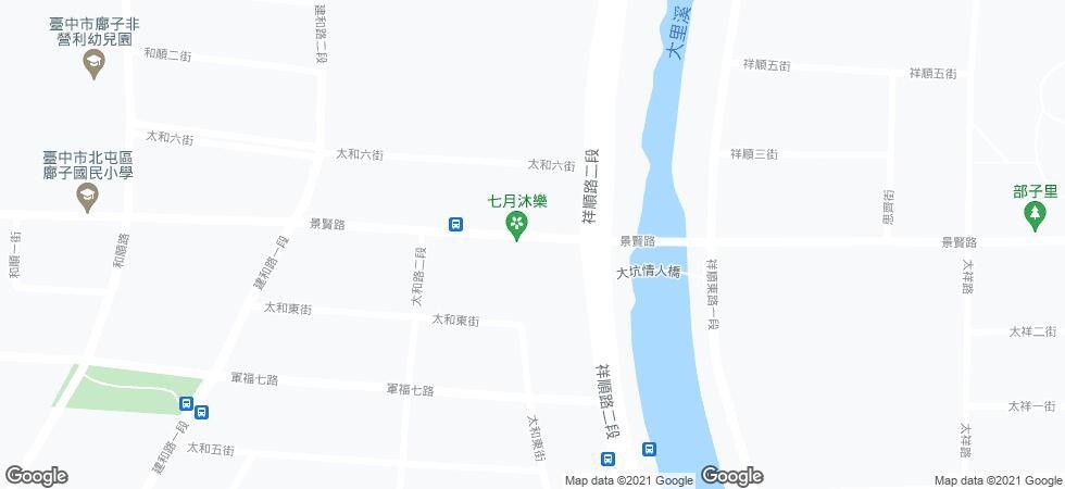 七月沐樂高樓層兩房平車 台中市北屯區景賢路大城七月沐樂房屋 Yc 有巢氏房屋